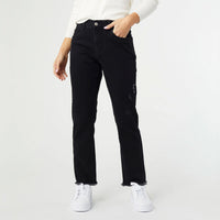 Everstretch Straight Leg Denim | Raw Bottom