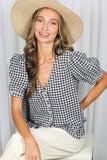Dorothy Ann Gingham Top (Three Colors!)