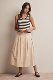 Striped Crochet Knit Tank (Navy or Green)