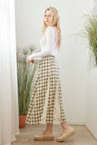 Gingham + Lace Maxi Skirt