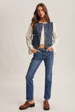 Jillie Denim Braided Vest