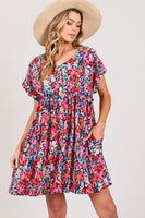 SAGE + FIG Floral Button Down Dress (Website Exclusive)