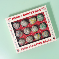 12 Days of Planting Christmas Seed Ball Set Advent Calendar