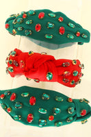 Christmas Themed Jewel Embellished Headband