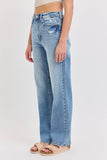 Cello Classic Dad Jean Super High Rise Medium Wash