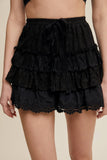 Ruffled Cora Lace Shorts