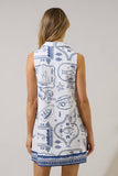 Lexus Collared Shift Mini Dress Seaside