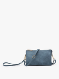 Classic Riley 3 Compartment Crossbody/Wristlet