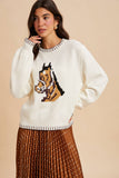Horse Knit Pullover