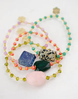 Jill Gemstone Stretchable Bracelets