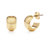 Demure Huggie Hoop Earrings