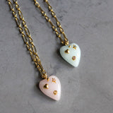 Elle Stone Heart Necklace