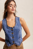 Jessie Scallop Vest