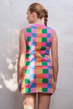 Checkmate Knit Tank + Skirt Set