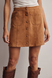 Alayna Suede Mini Skirt