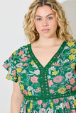 Plus Sized Carla Lace Maxi Dress