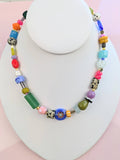 Winona Bright Colorful Beaded Necklace