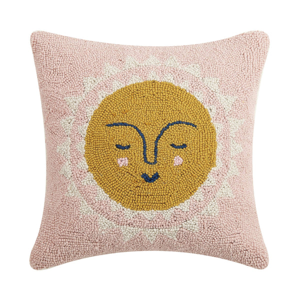 Sun Hook Pillow by Elizabeth Olwen