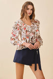 Ruffled Boho Blouse