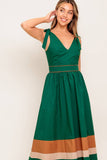 Marlie Color Block Midi Dress