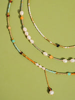 18K Handmade  Bohemian Beaded Stack Necklaces