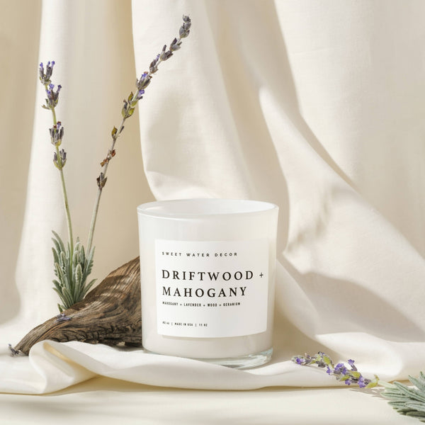 Driftwood and Mahogany Soy Candle