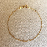 18k Gold Filled Lydia Satellite Chain Anklet