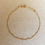 18k Gold Filled Lydia Satellite Chain Anklet