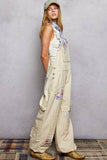 Lace Trimmed Overalls