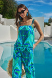 Blissy Tropical Hanie Top + Pants Set
