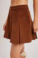 Callie Cordoroy Mini Skort