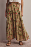 Beatrix Maxi Skirt: Sage Green