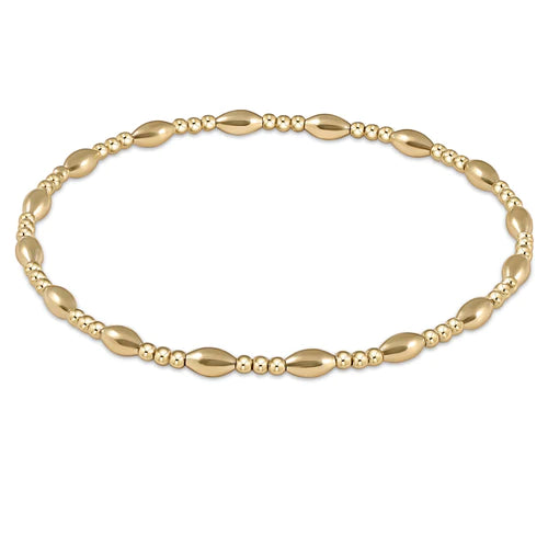 enewton 'Extends' Harmony Joy Pattern 2mm Gold Bead Bracelet