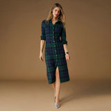 Harris Watch Plaid Maxi Dress