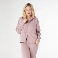 The Hilarie Collection: Duo Zip Sweatshirt