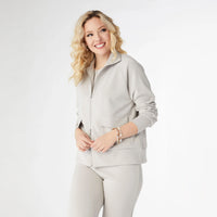 The Hilarie Collection: Duo Zip Sweatshirt