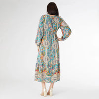 Lotus Paisley Maxi Dress