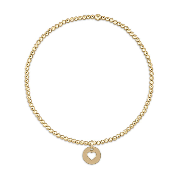 enewton | Love Disc Charm Gold Bracelet