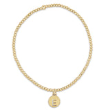 enewton | Respect Gold Disc Initial Bracelet