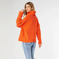 Roux Chunky Pumpkin Knit Sweater