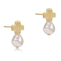 enewton | Signature Cross Gold Stud