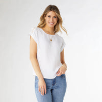 Selah Crochet Shoulder Top