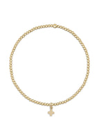 enewton | Signature Small Gold Cross Charm Bracelet.