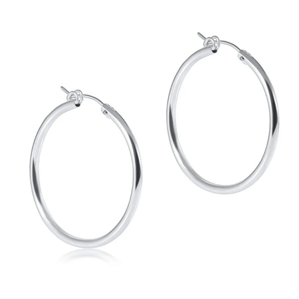 enewton | Sterling 1.25" Smooth Hoop Earring