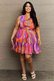 Fall Back Plus Size Mini Dress (Website Only)
