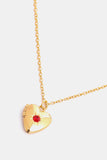 Birthstone 14K Gold-Plated Pendant Necklace