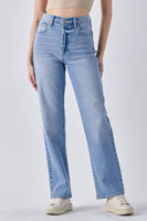 Super High Rise Dad Jean (Light Wash)