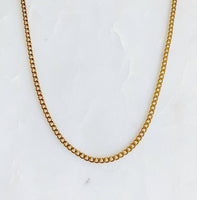 Stylish Cuban Chain Necklace: Dainty