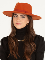 Ariel Rust Felt Rancher Hat