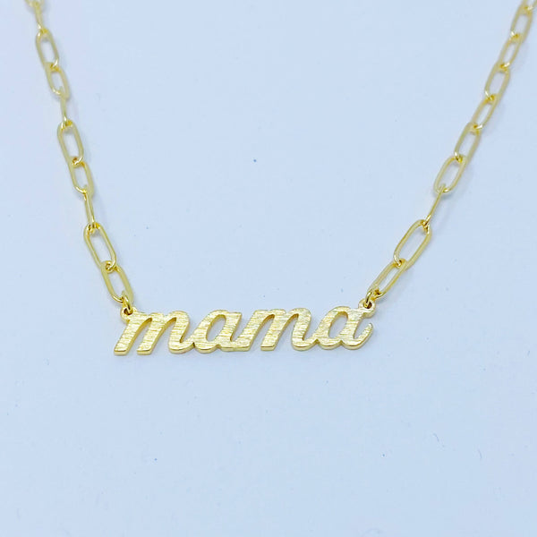 Mama Link Chain Necklace
